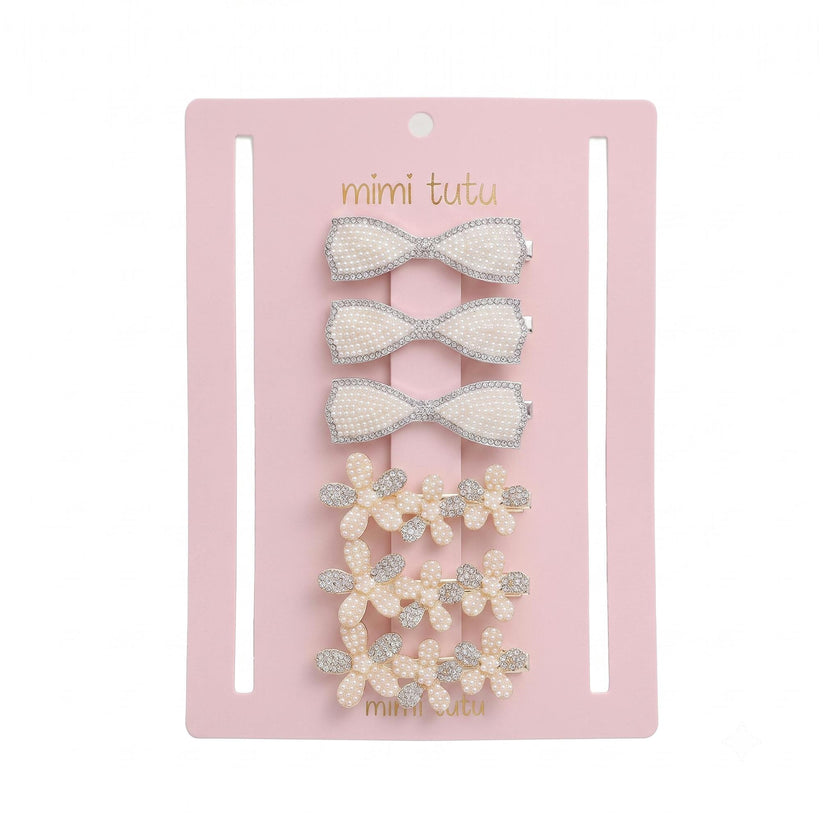 Crystal Grace Hair Pin Trio