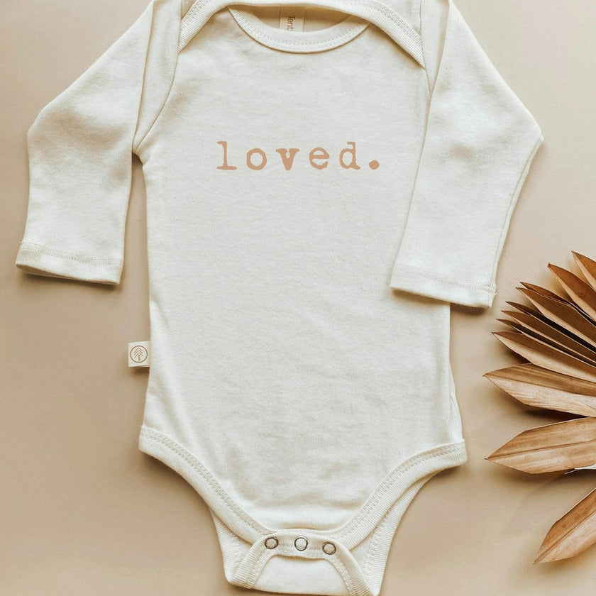 Loved. Organic Baby Bodysuit Long Sleeve