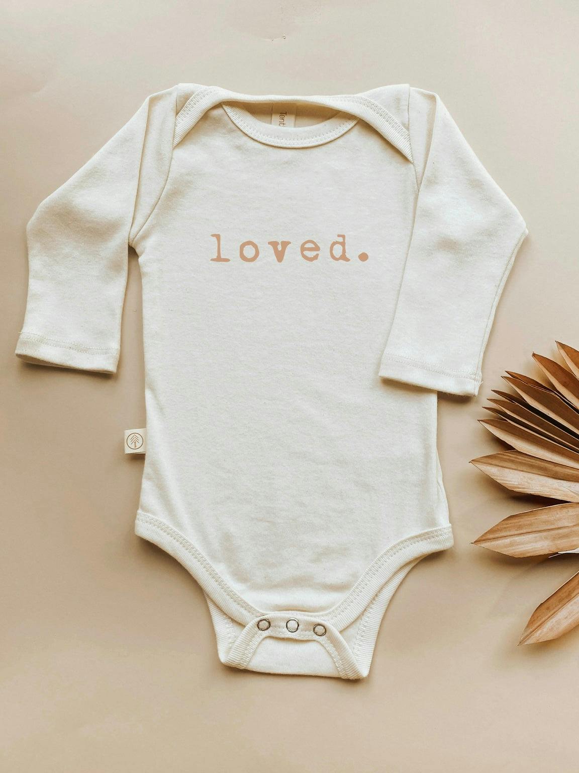 Loved. Organic Baby Bodysuit Long Sleeve