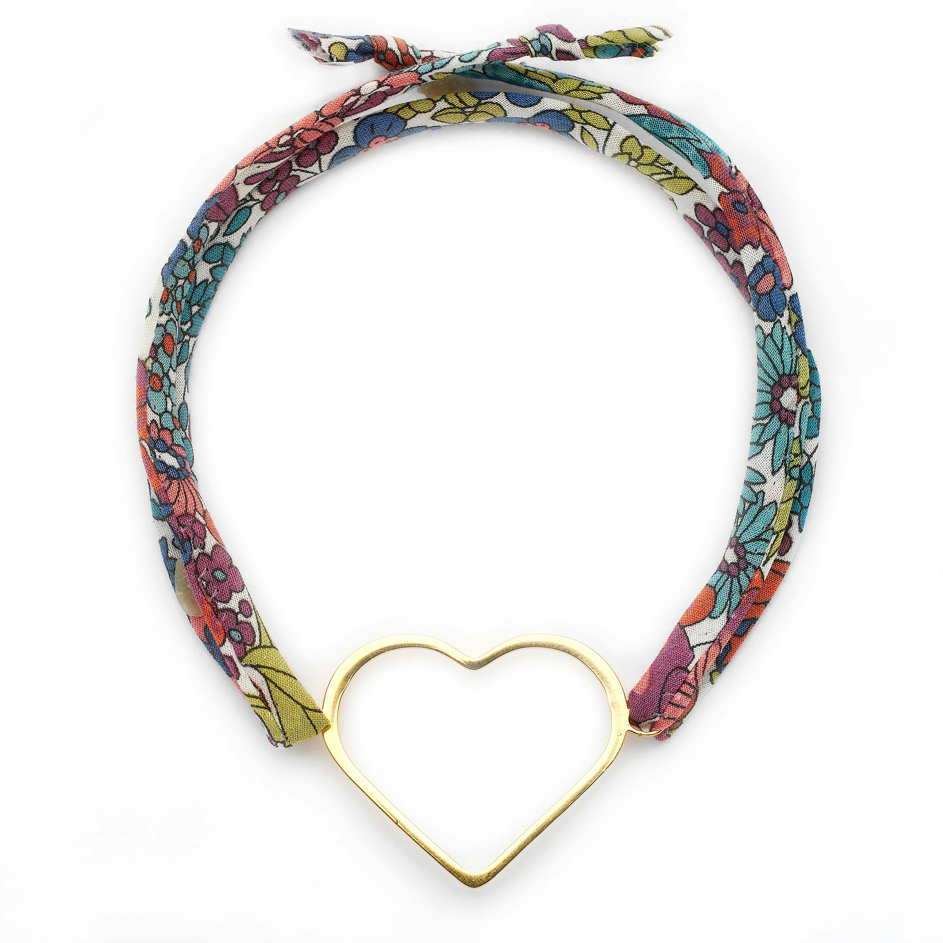 Liberty Mega Heart Charm Bracelet
