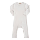 Gray Fog Long Sleeved Modal Romper