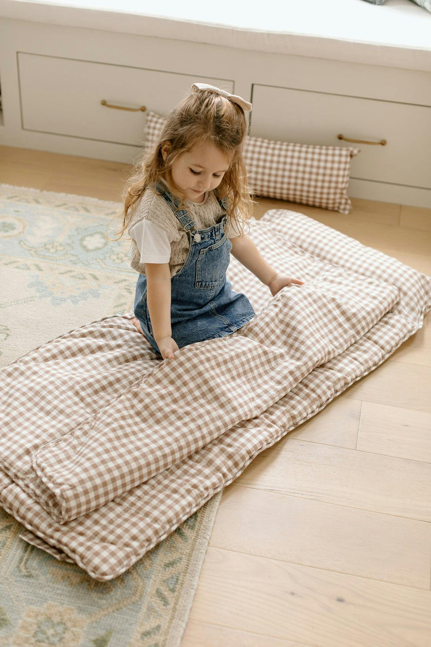 Organic Toddler Nap Roll-N-Rest Mat Set