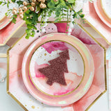 Posh Just Peachy Round Plates - 2 Size Options