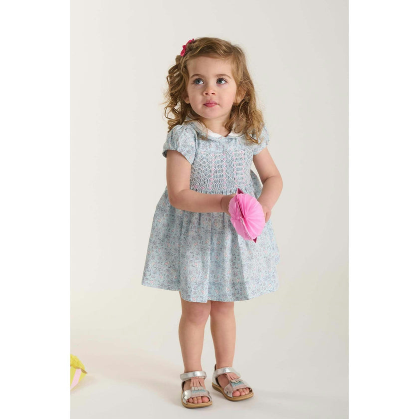 Hand-Smocked Baby Dress - Aderyn