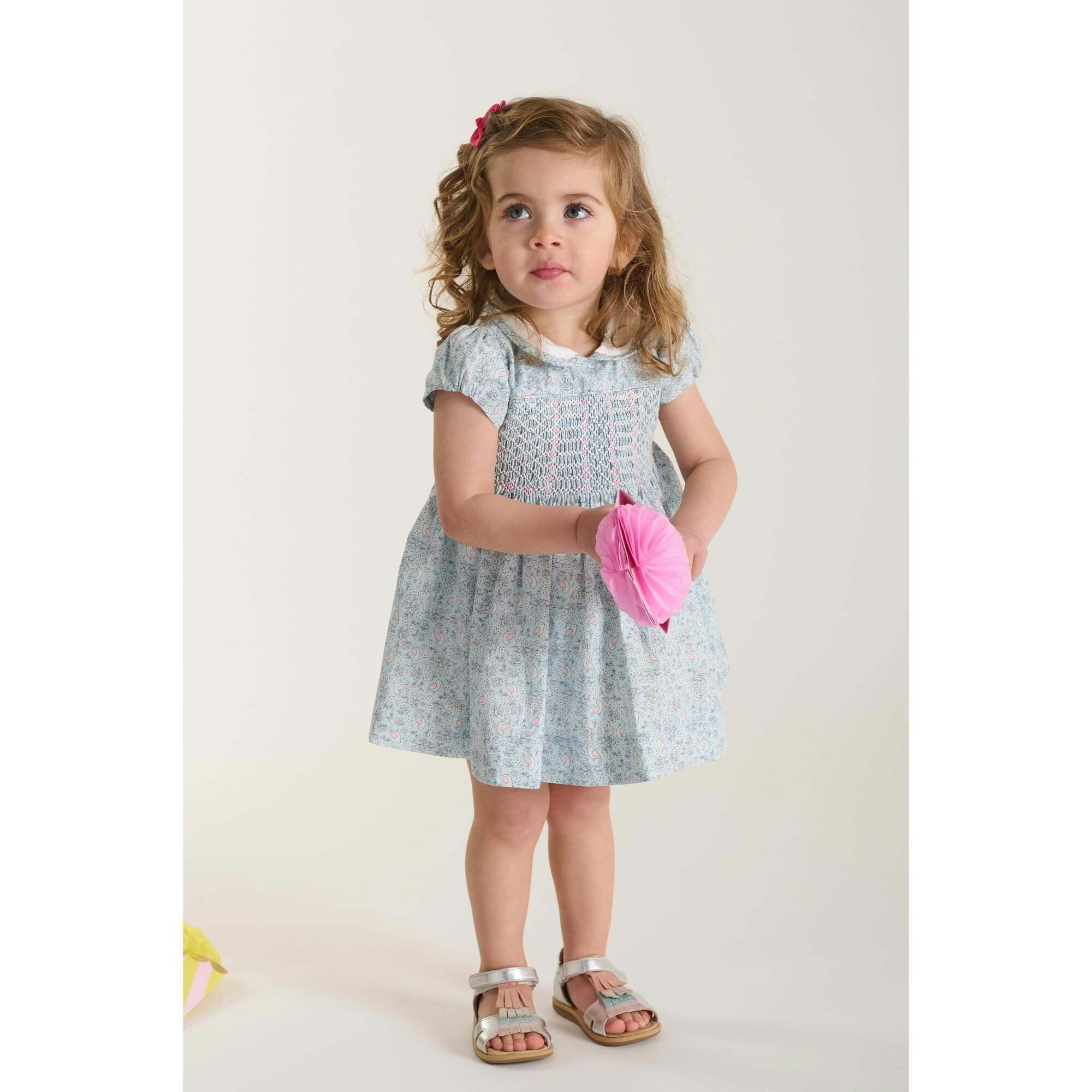 Hand-Smocked Baby Dress - Aderyn