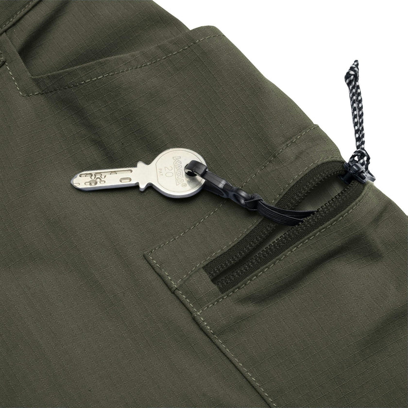 Scrab Adjustable Waistband Outdoor Pocket Shorts