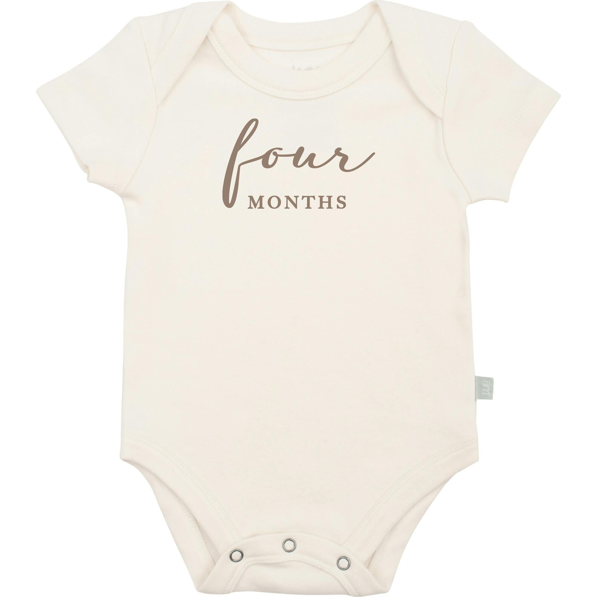 graphic bodysuit | four months milestone charcoal