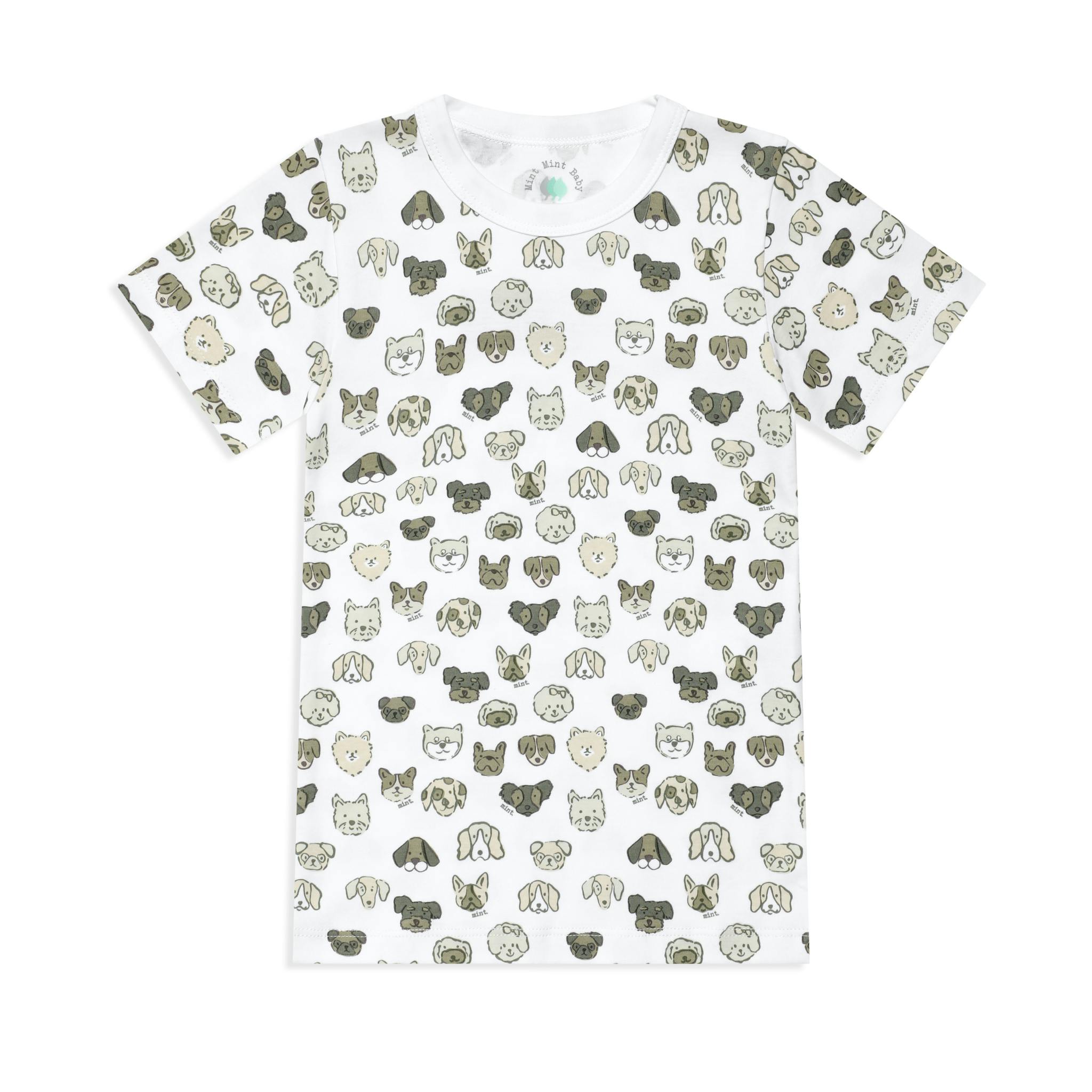 Mini Woof Squad Grey T-shirt