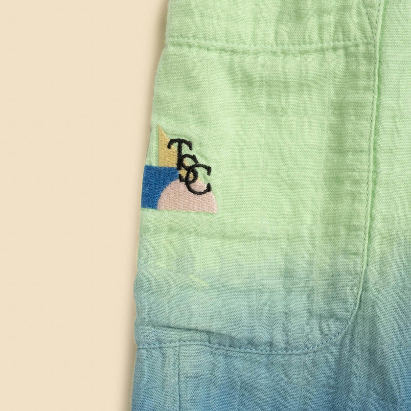 Organic Friday Pant in Dip Dye Gauze