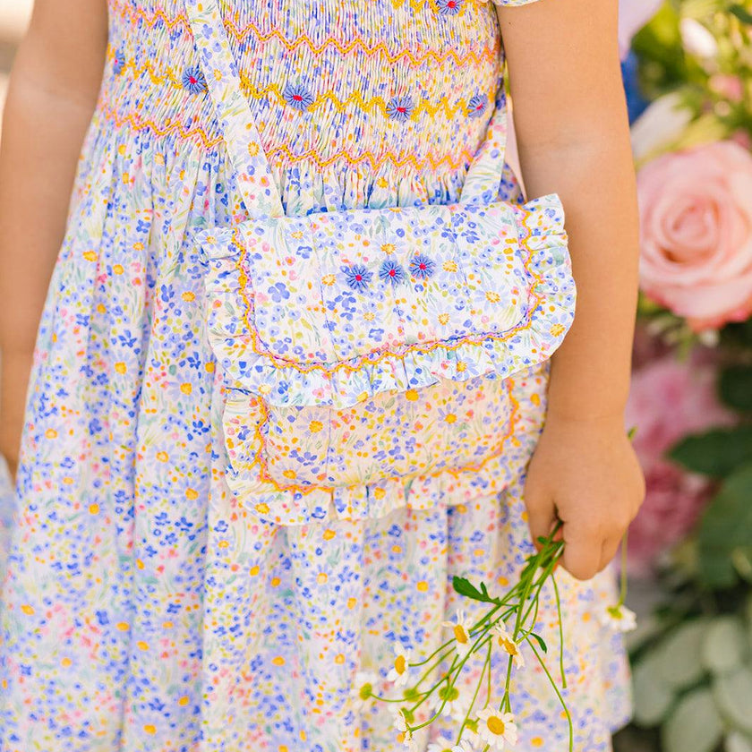 Ondine Purse Floral Blue