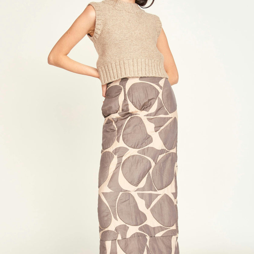 Lombok Skirt in Charcoal Jurassic