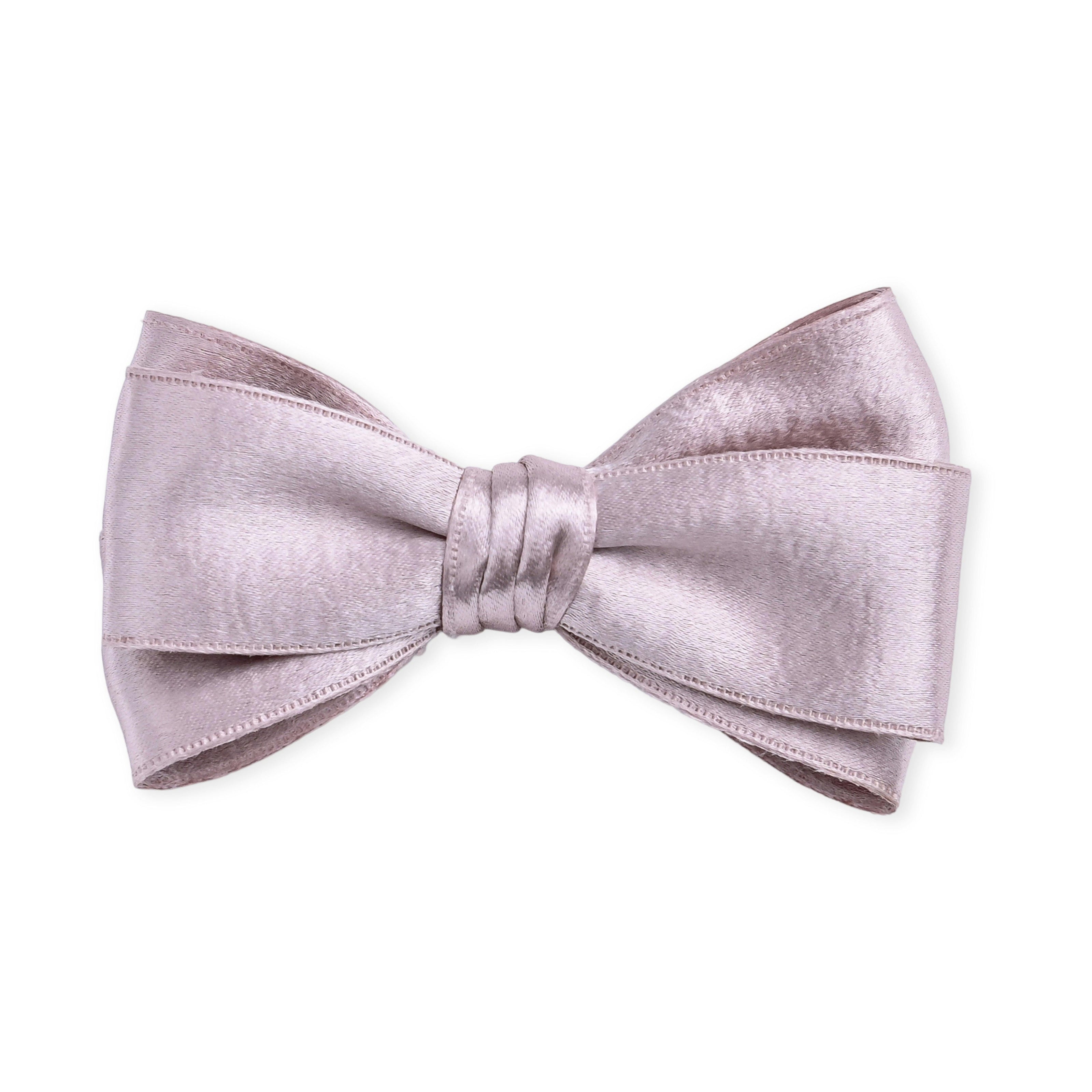 Multicolor Classic Satin Bow Hair Clip Set