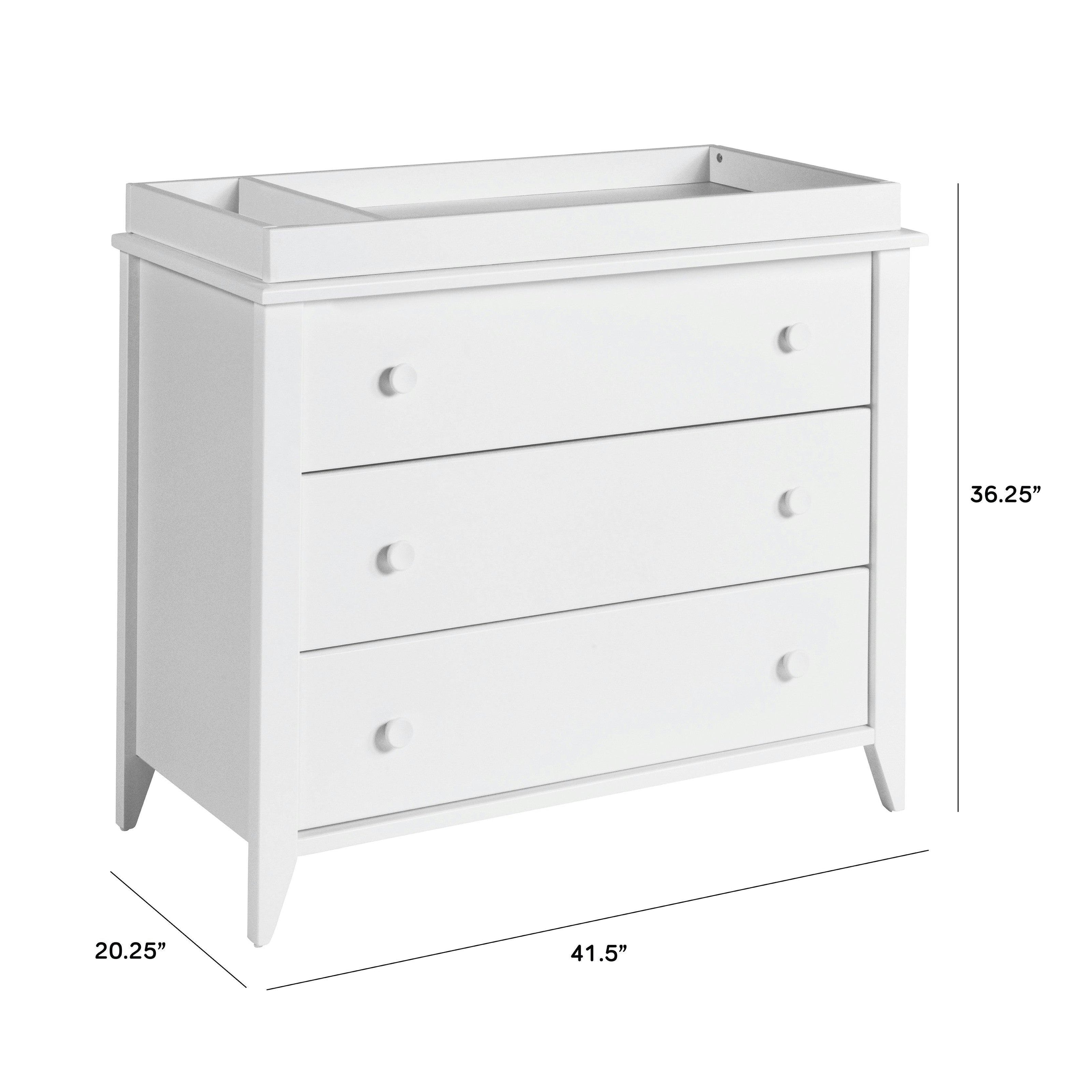 Babyletto Sprout 3-Drawer Changer Dresser with Removable Changing Tray