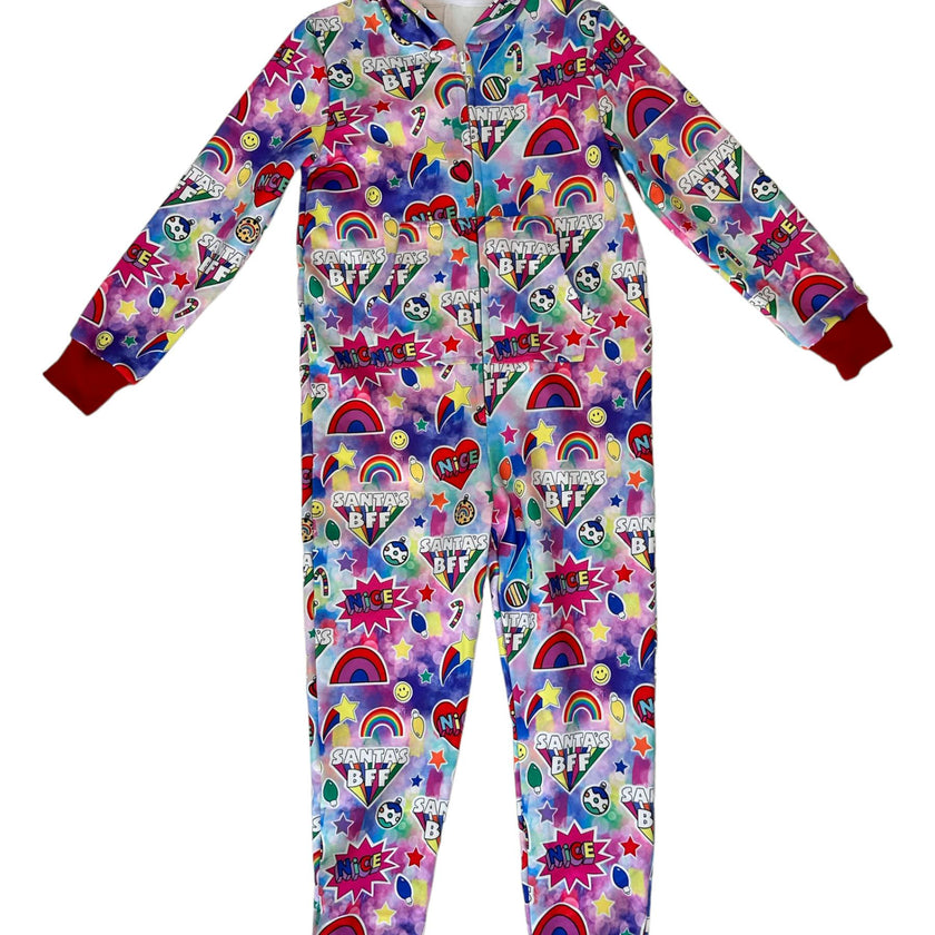Women's Santa’s BFF Holiday Onesie