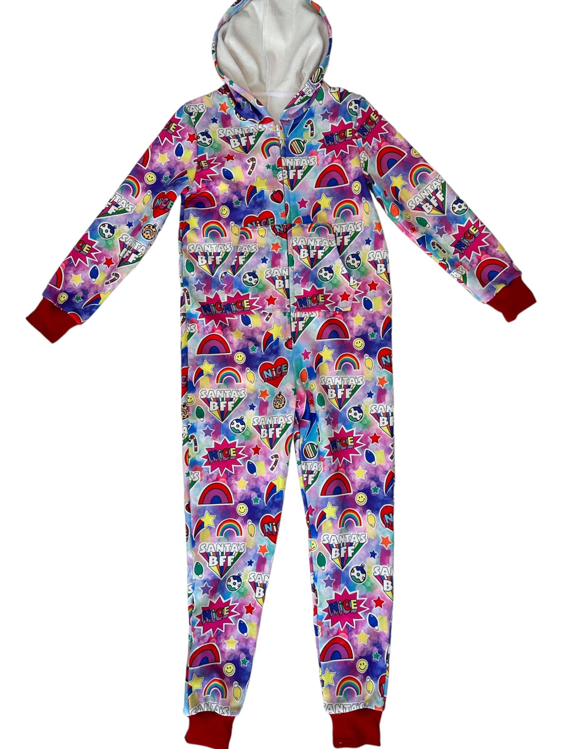 Women's Santa’s BFF Holiday Onesie