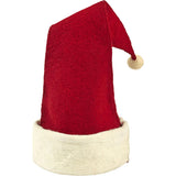 Handmade Hand Felted Wool Christmas Tree Topper - Santa Hat
