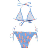 Beach Bloom Shirred Triangle Bikini