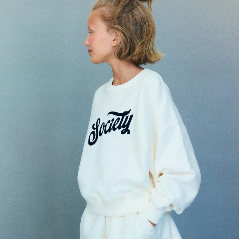 Mazus Teen Sweatshirt  Ecru