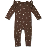 Organic Ruffle Full Sleeve Romper