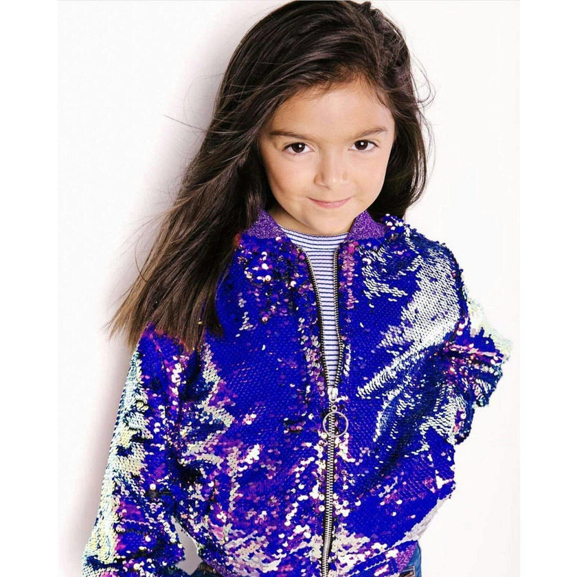 Magic Mermaid Sequin Bomber