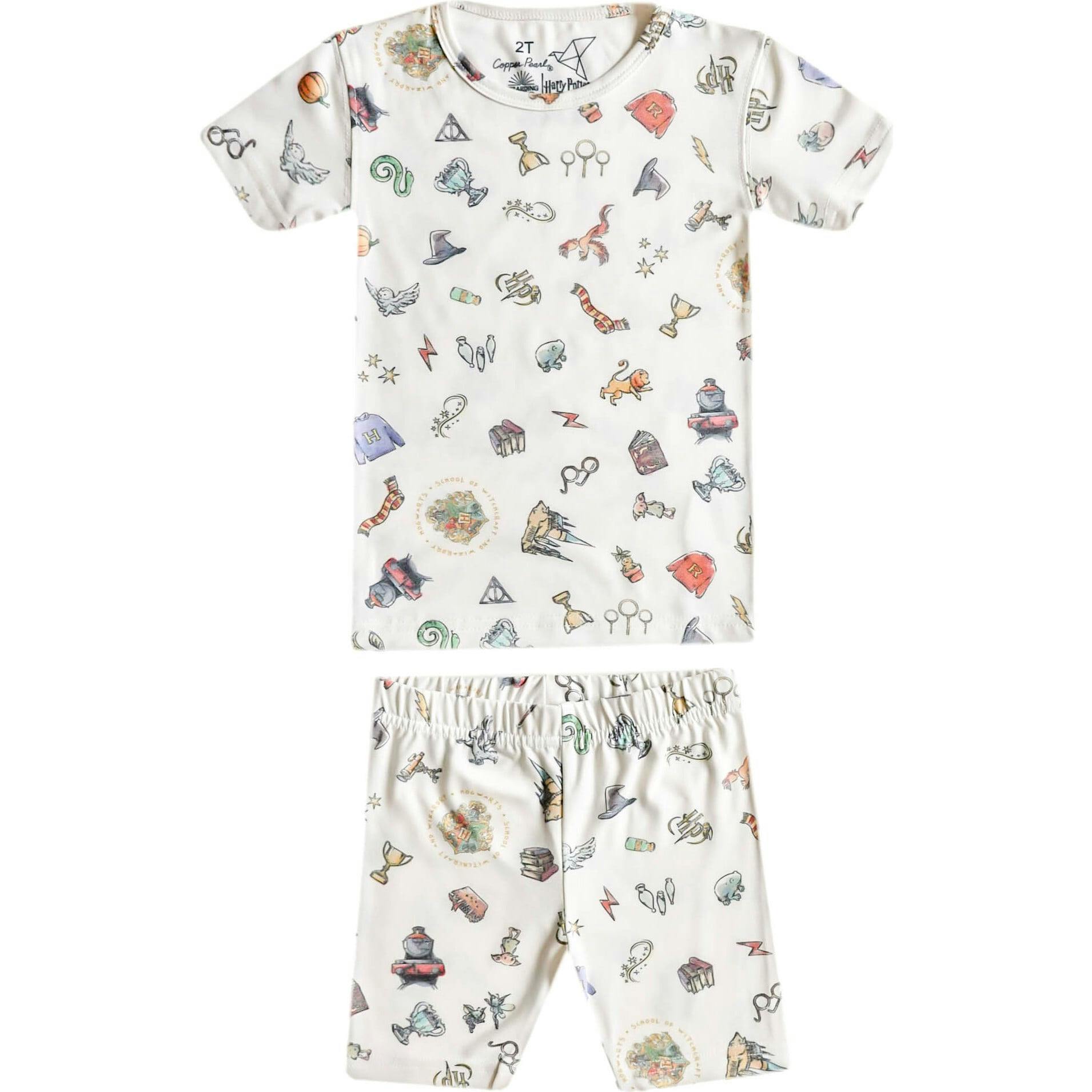 Wizarding World 2pc Short Sleeve Pajama Set, Prints