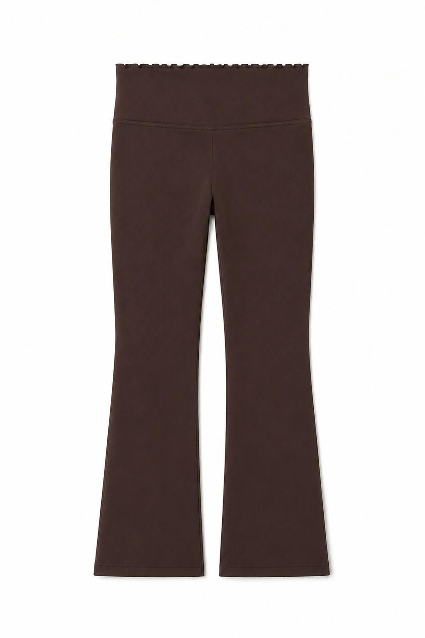 Mae Brown Cotton Spandex Legging
