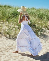 Amaryllis Sun Hat - Brown Wide & Short Grosgrain Ribbon