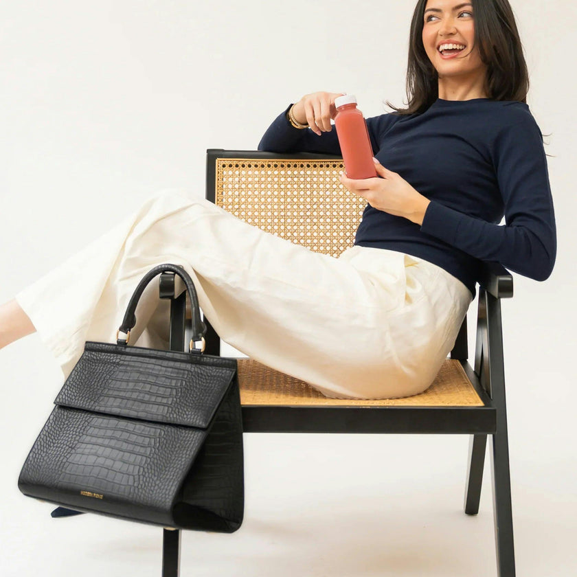 Women's Vegan Leather Large Lunchbox