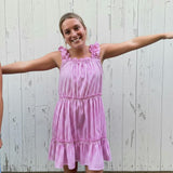 Women's Hepburn Gingham Pink Nightie