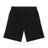 Black Brushed Logo Sweatshorts