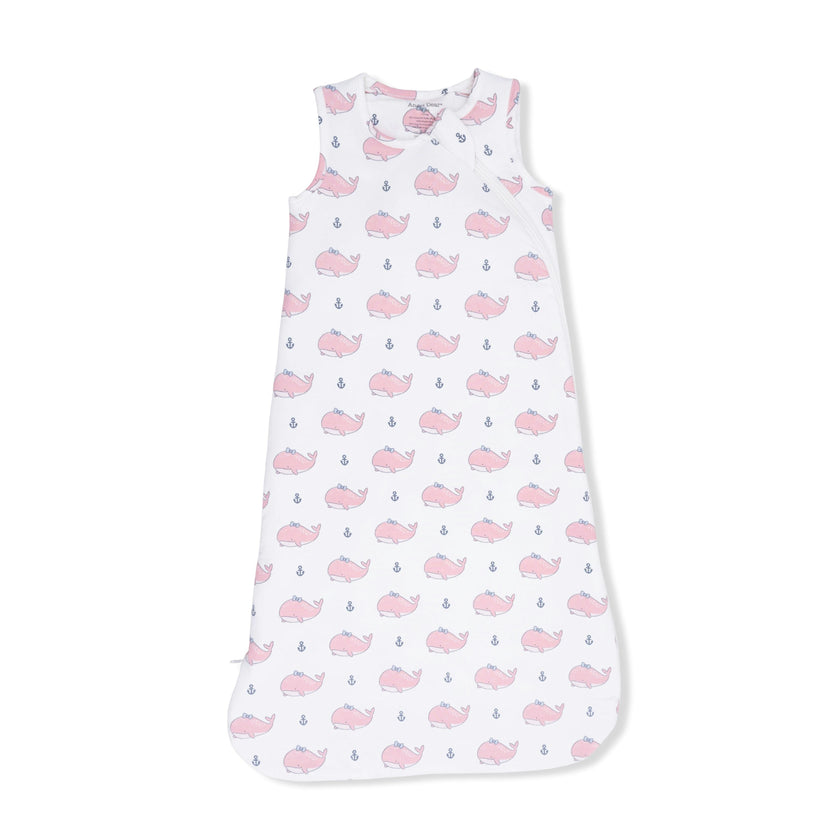 Bubbly Whale with Bow Pink - Sleep Bag