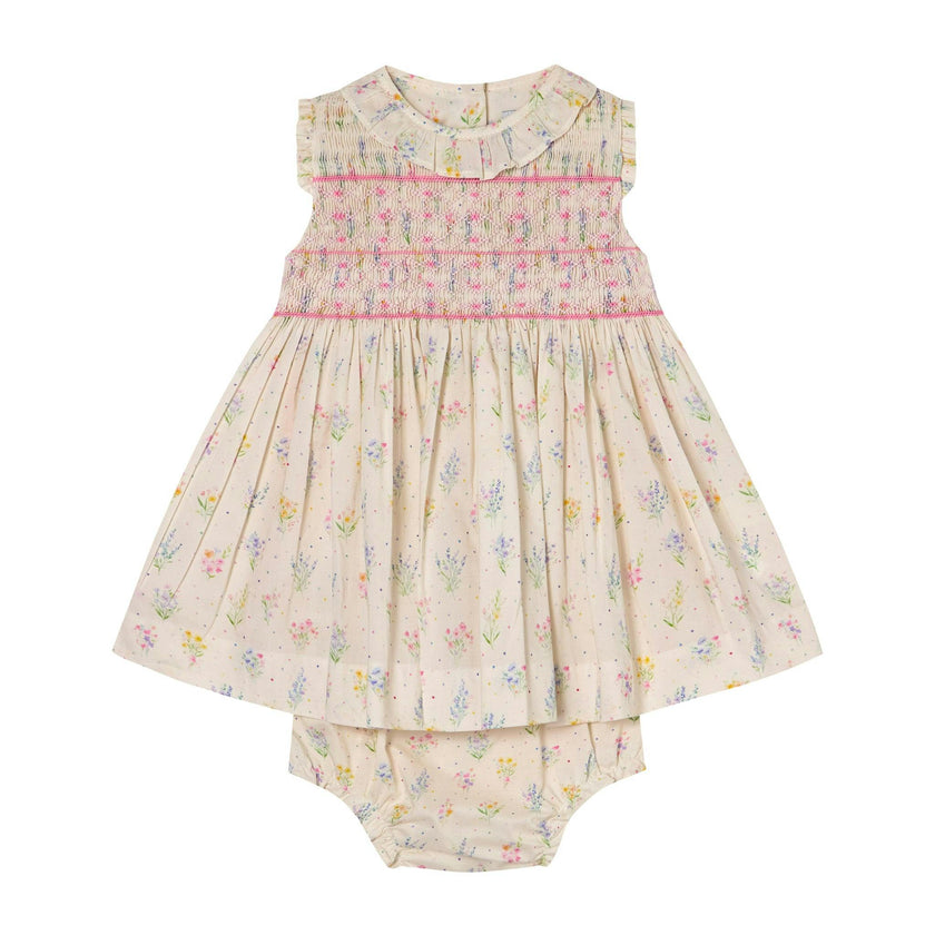 Hand-Smocked Baby Dress - Keilani