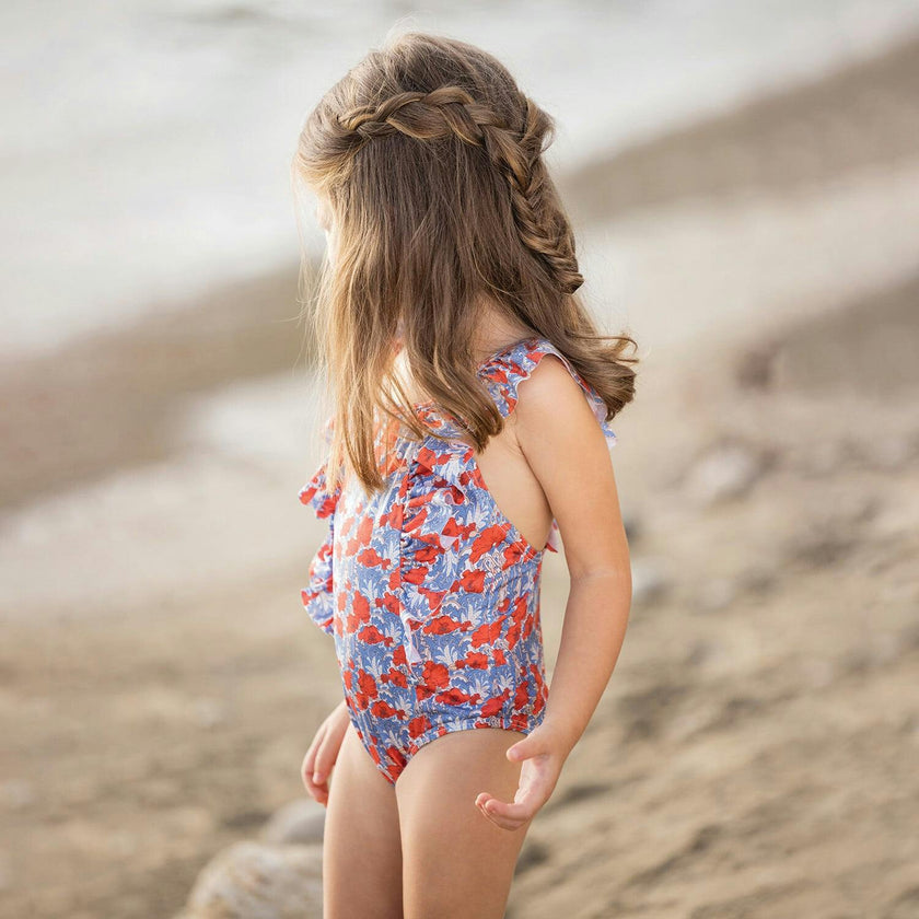 TARTINE ET CHOCOLAT Summer Floral Bathing Suit
