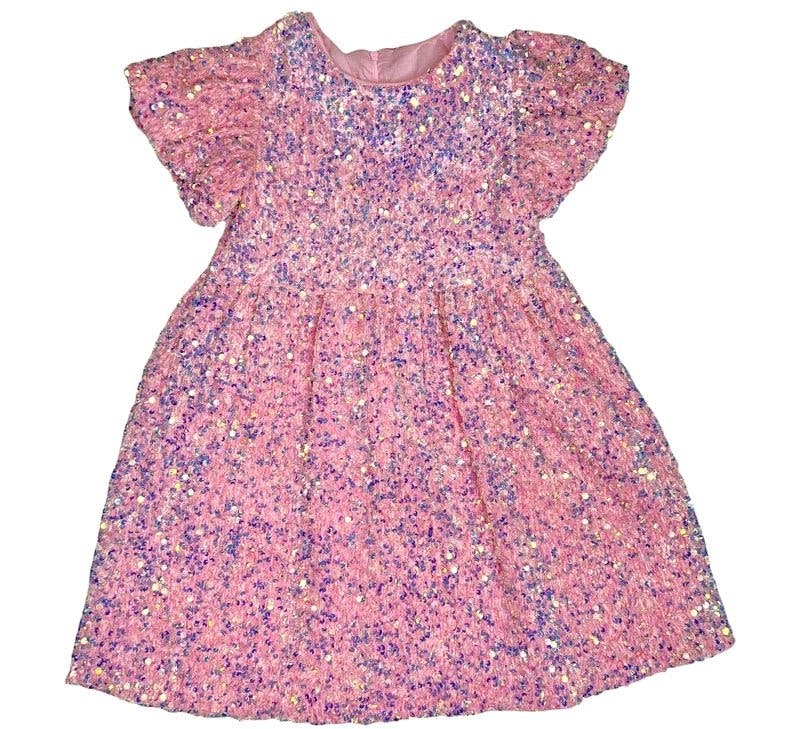 Pretty in Pink Sequin Dress