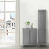 Glancy Wooden Linen Tower Cabinet with Storage