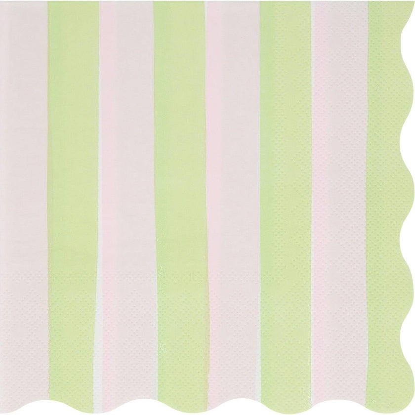 Pastel Stripe Large Napkins