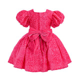Fuchsia Sequin Ribbon Paraiso Dress