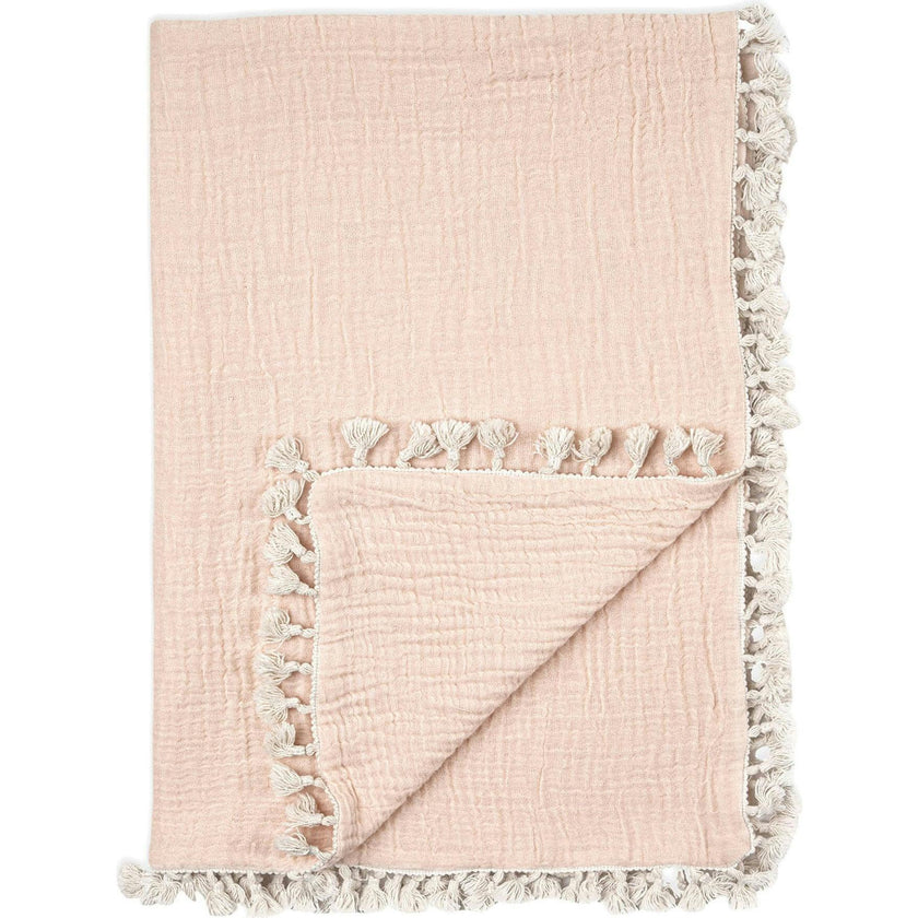 6 Layer Muslin Blanket Desert Rose