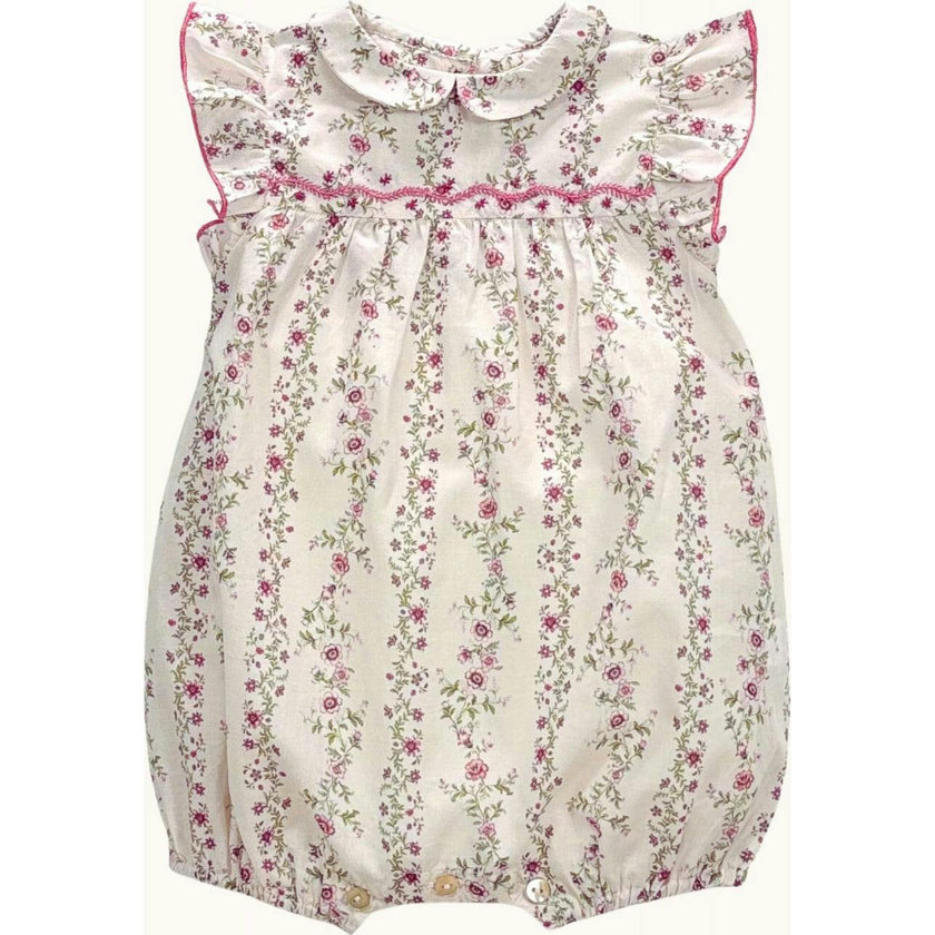 Romper Gilda Hand-Smocked Roses Farandole, Florals