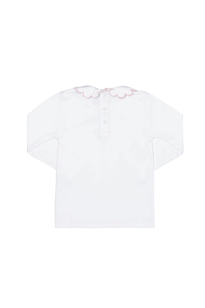 Nella Scallops Long Sleeve Tee