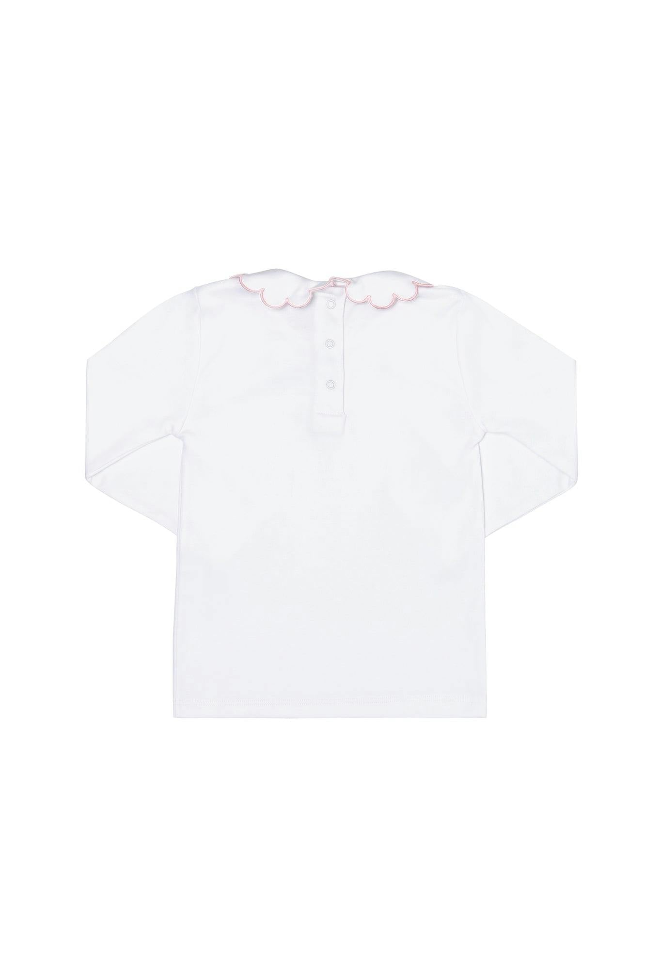 Nella Scallops Long Sleeve Tee