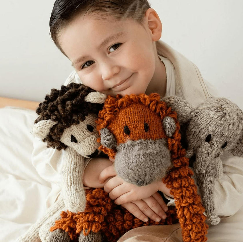 Wool Knit Buddy  | Lionel the Lion