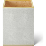 Classic Shagreen Waste Basket