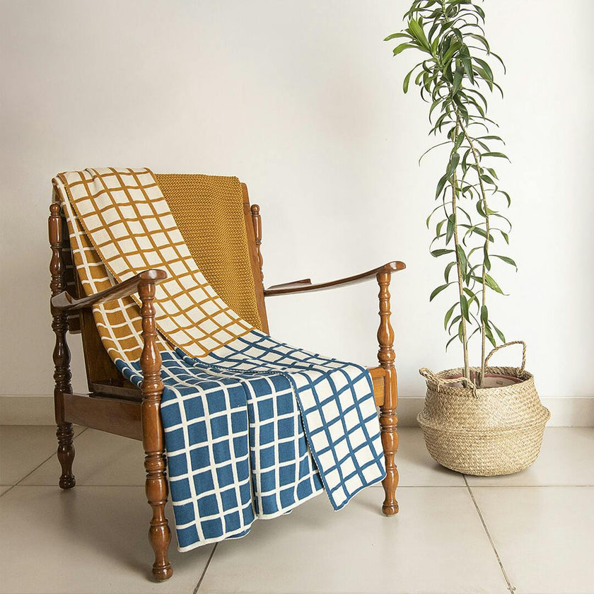 Sveda Reversible Squares Throw