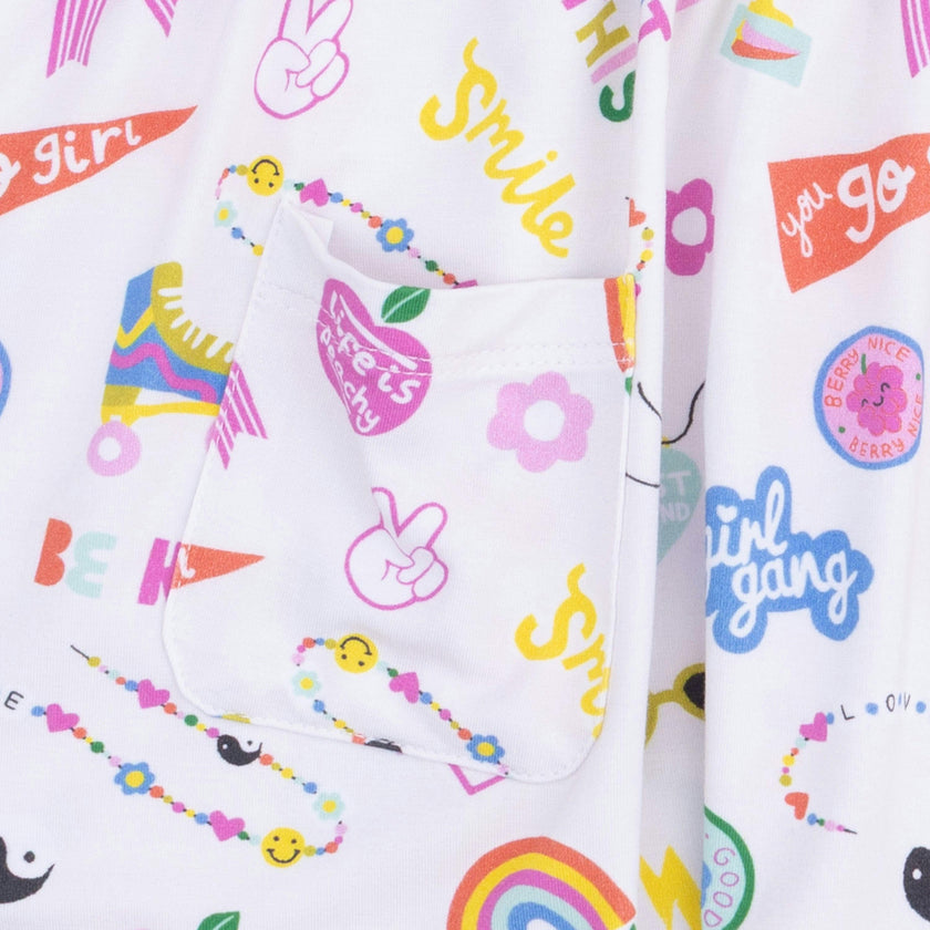 Girl Power - Twirly Dress with Cartwheel Short
