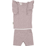 Petals & Polka Dots 2-Piece Top & Short Set