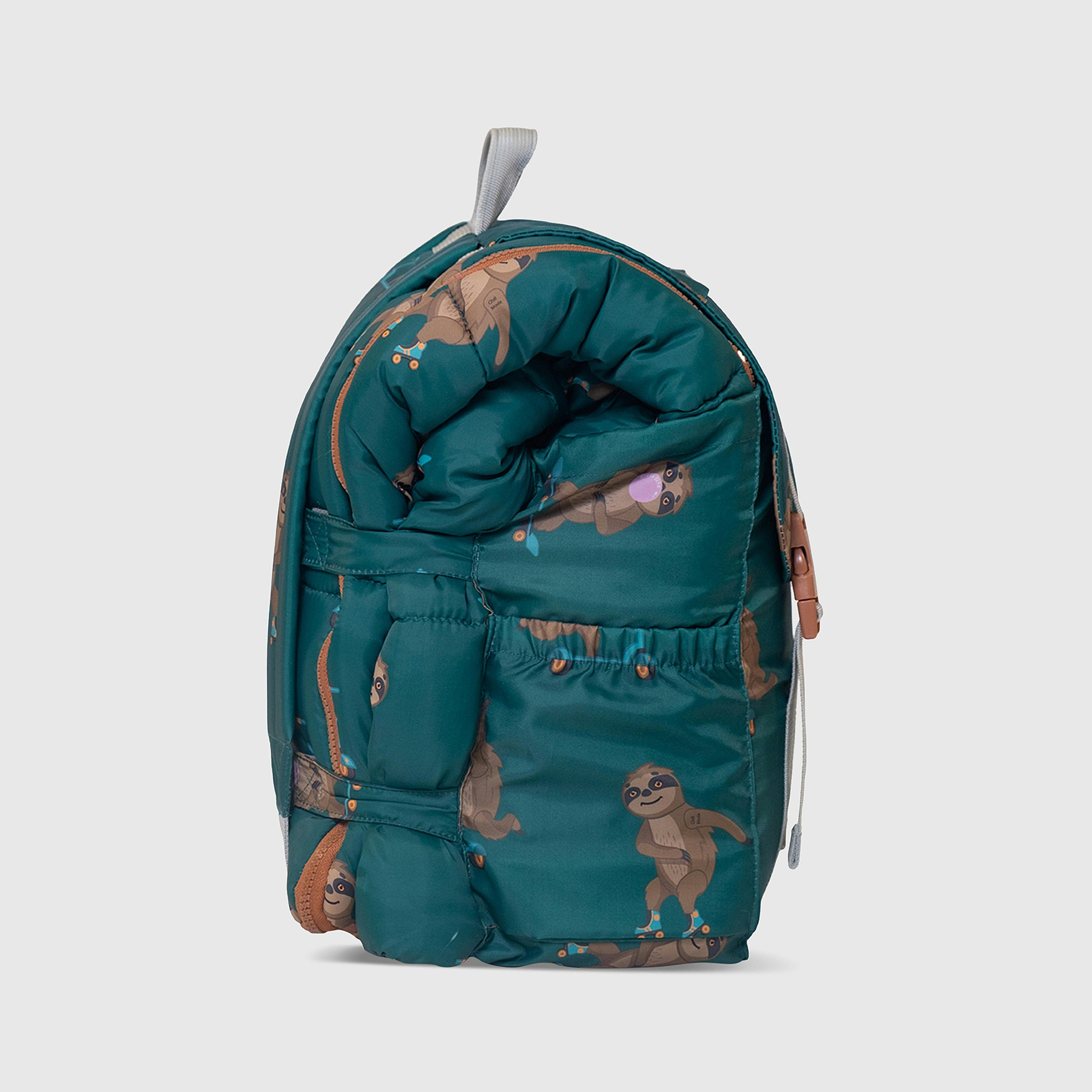 Sleep-N-Pack™ – Little Kid Size | Pals in Print: Skating Sloths