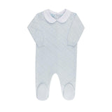 Boys Peter Pan Diamond Knit Romper