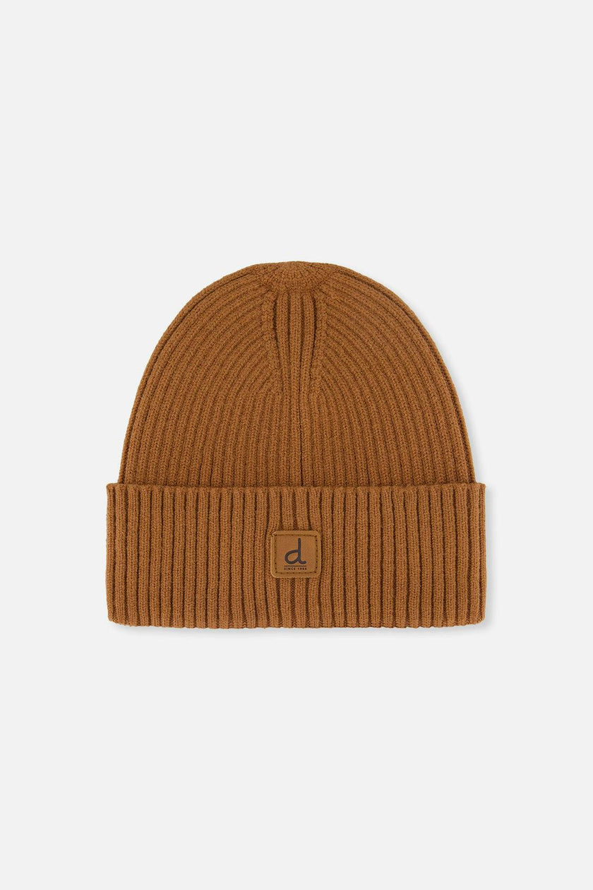 Ribbed Knit Hat Brown Sugar