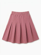 Pleated Sweat Skirt
